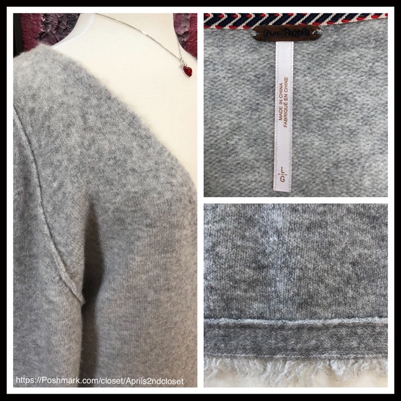 ❌SOLD❌FREE PEOPLE V-NECK PULLOVER TUNIC - Picture 5 of 8